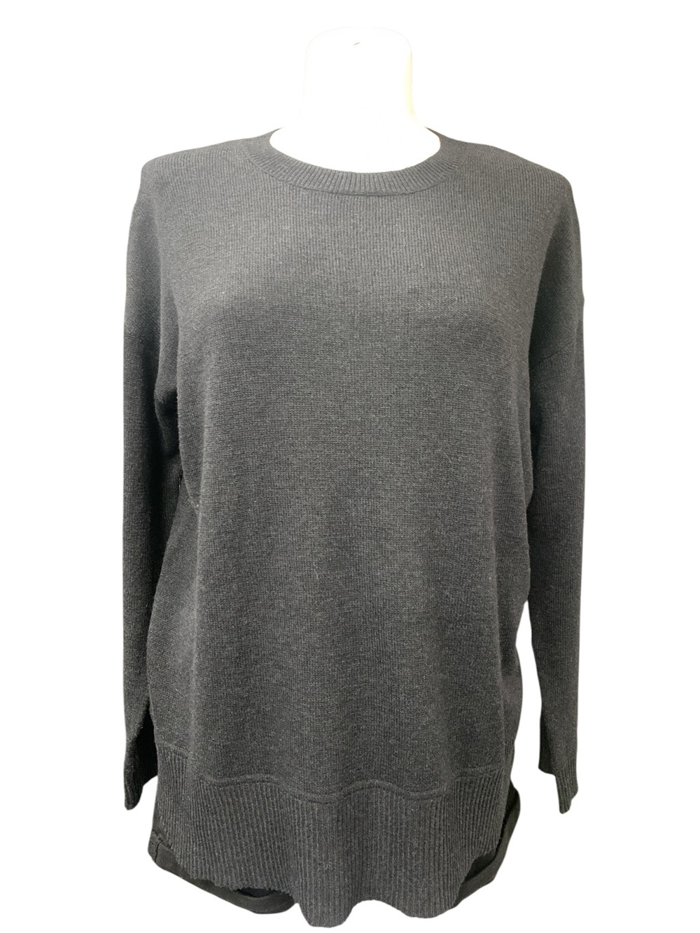 Classic Crewneck Sweater - Charcoal Gray